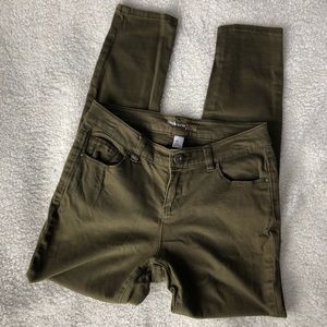 Style&Co Olive Green Jeans